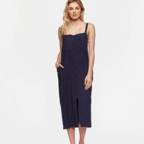 TAVIK TARA MIDI DRESS in Evening Blue - Picture 1 of 8